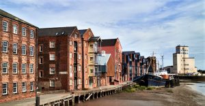 England, East Riding of Yorkshire, Kingston upon Hull city, along the river Hull, the Scale Lane