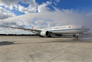 Baptême 1er vol Air China Cargo