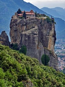Meteora,Agia Triada monastery founded in 14 century