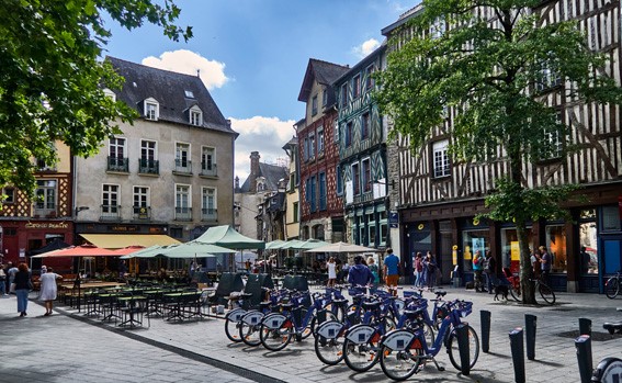 Rennes city, France
